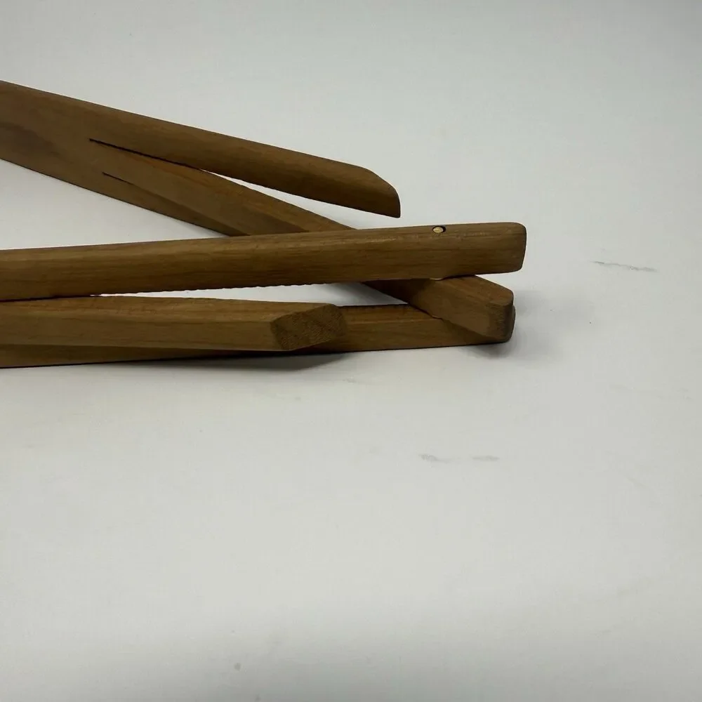 Gary Deadmond Myrtlewood Salad Tongs Flip Around Inside Out Handcrafted USA